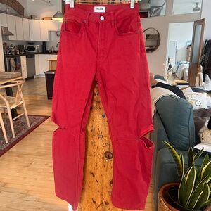 Still Here Red Jeans